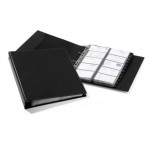 DURABLE 2444 01 BUSINESS CARD RING BINDER VISIFIX A4 ECONOMY (BLACK) 
